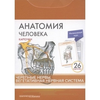 Анатомия человека: КАРТОЧКИ (26 шт). Черепные нервы. Вегетативная нервная система Сапин М.Р. 2018 г. (Практическая медицина) Анатомия человека: КАРТОЧКИ (26 шт). Черепные нервы. Вегетативная нервная система Сапин М.Р. 2018 г. (Практическая медицина)